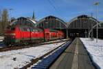 Am 15 Februar 2026 verlasst 218 431 mit der RE nach Bad Kleinen L�beck Hbf und sind die REs nach Bad Kleinen noch fest in der Hand der 218er.