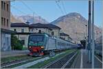 Seit vielen Jahren ein  Domodossola Klassiker : Auf Gleis 1 wartet ein  Locale  auf die Abfahrt nach Milano.