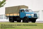 IFA S 4000-1 Pritschenwagen - Spriegel/Plane, LKW, Lastwagen - Hersteller: VEB IFA-Kraftfahrzeugwerk »Ernst Grube« Werdau, DDR - fotografiert zum Oldtimer-Treffen am Nutzfahrzeugmuseum Hartmannsdorf am 01.05.2014 - Copyright @ Ralf Christian Kunkel (E-Mail-Kontakt: ralf.kunkel[at]gmx.net; bitte das [at] durch @ ersetzen)- http://fotoarchiv-kunkel.startbilder.de - Automobil-Fotografie Kunkel auch auf Facebook https://www.facebook.com/AutomobilFotografieKunkel