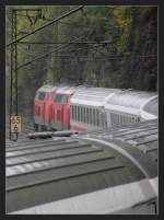 . Die Geislinger Steige hinab, September 2010