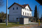 Der Bahnhof Stadl-Paura an der Vorchdorferbahn (Lokalbahn Lambach – Vorchdorf, �BB KBS 160) der Stern & Hafferl Verkehrsgesellschaft m.b.H.