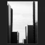 . Gezackt - Treppent�rme des Messeparkhauses am Flughafen Stuttgart, Architekten: Wulf und Partner (Matthias)