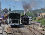 Der Andrang auf den ersten Dampfzug der Saison der Blonay Chamby Bahn war erfreulich gross; so nutzte ich f�r meine erste Dampffahrt von Blonay nach Chamby erst den Dampfzug am darauffolgenden Woche.